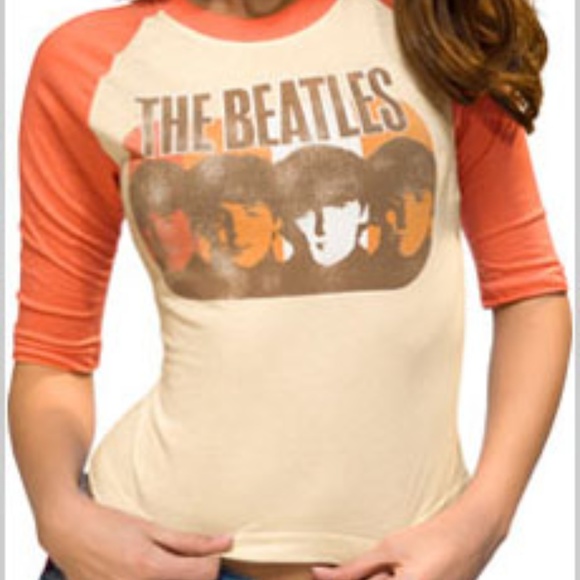 Junk Food Clothing Tops - Junk Food Beatles Ringer Shirt